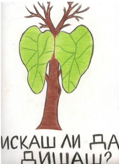 Банка дарява на Разград 4 еко табели, нарисувани са от седмокласничка